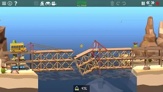 Poly Bridge 2 (Challenges 4-5 Triple Decker Drawbridge)