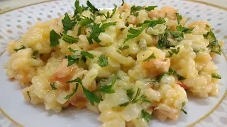 RISOTO DE CAMARÃO RECEITA MUITO FÁCIL E SABOROSA  ESPECIAL SEMANA SANTA