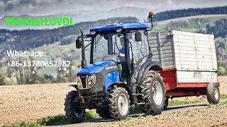 Weichai lovol 454 4*4 45hp tpaktop super tracteur for small farm traktor