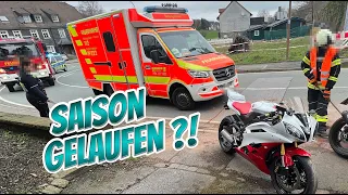 Er muss ins Krankenhaus.. | Unfall gebaut ! | Motovlog