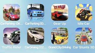 Car Parking Driving School, Car Parking 3D, Gear Up and More Car Games iPad Gameplay