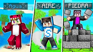 ¡NOS Pasamos MINECRAFT pero HAY PODERES ELEMENTALES! 🔥😮 Con RaptorGamer, Francisco y SilvioGamer