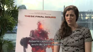 THESE FINAL HOURS - intervista a Jessica De Gouw