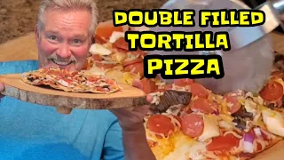 DOUBLE FILLED TORTILLA PIZZA💥💯