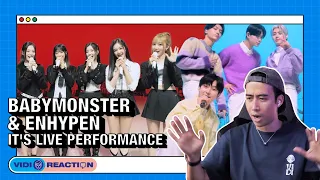 Indonesian Singer Reacts to BABYMONSTER - Sheesh & ENHYPEN - Polaroid Love (Its’ Live Performance)