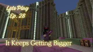 LARGEST MAZE Being Built In Minecraft ep. 28