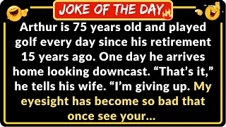 Arthur arrives home one day looking downcast - (FUNNY CLEAN JOKE) | Funny Short Jokes 2023