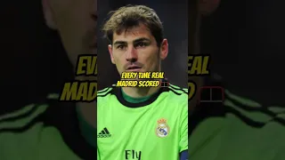 Casillas Did This Every Time Real Madrid Scored #casillas #realmadrid