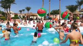 Parrotel Beach Resort Pool Party