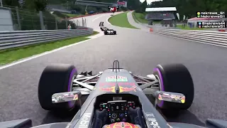 F1 2017 Game  INSANE CRASH COMPILATION