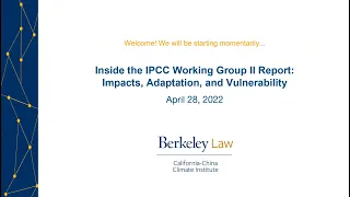 Inside the IPCC Working Group II Report: Impacts, Adaptation, and Vulnerability