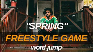 Freestyle game: J. Cole x Cordae type beat | Jazzy soulful hip hop beat 160 BPM Fm | "SPRING"
