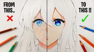 HOW TO COLOR ANIME SKIN USING CHEAP COLORED PENCILS