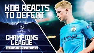 KDB POST MATCH REACTION | Liverpool 3-0 City | Champions League Quarter Final 1st Leg