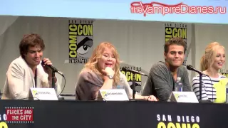 The Vampire Diaries Comic Con Panel 2015 [Русские субтитры]