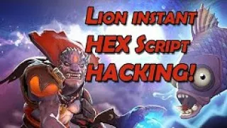 DotA 2 More Lion players using hack scripts cheating in ranked MMR