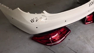 Mercedes-Benz W207, E250, E63, W212 old transformation of the new LED headlights tail front and rear