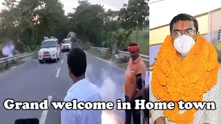 Grand Welcome of UPSC Topper Shubham Kumar in his home town | IAS Entrance