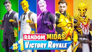 The *RANDOM* MIDAS BOSS Challenge in Fortnite!