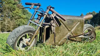 I built a Jerry can motorbike!