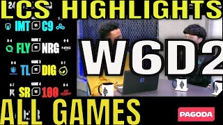 LCS Highlights Week 6 Day 2 ALL GAMES | LCS Spring 2024 W6D2