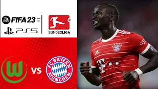 Wolfsburg 1-3 Bayern Munchen | Bundesliga 22/23 Full Match PS5 - FIFA 23 Gameplay | 4K