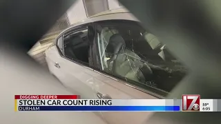 String of car thefts on the rise in Durham