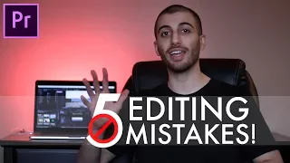 5 Beginner Video Editing MISTAKES  (and how to FIX them!) (Premiere Pro CC)