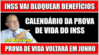 INSS VAI RETOMAR BLOQUEIO DE BENEFÍCIOS POR FALTA DA PROV DE VIDA - PROVA DE VIDA VOLTA EM JUNHO