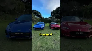 You can ONLY CHOOSE ONE! BRZ or MX-5 Miata???