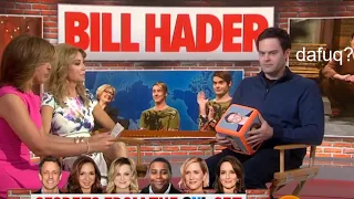 Bill Hader (justifiably) hating being interviewed for 10 minutes