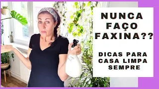 Hábitos para uma casa limpa sem ficar o sábado todo faxinando!