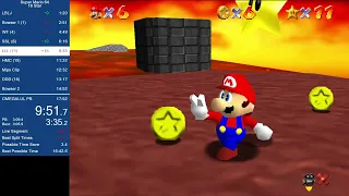 Super Mario 64 16 star speedrun in 17:32