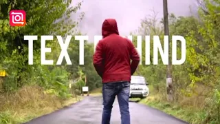 TEXT behind the moving object effect | mobile video editing tutorial | inshot video editing