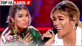 The BEST of KAROLG G on The Voice