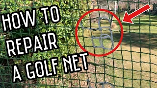 How to repair a broken Golf Net
