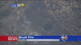 Small Fire Blackens 7 Acres In Sunland