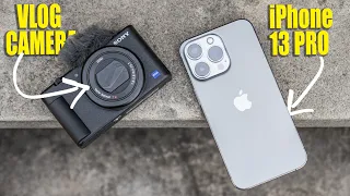 iPhone 13 Pro vs $700 Sony ZV-1!!! Which is BETTER VLOG CAMERA!?