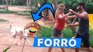 Casal Dançando Forró ( Mais Cachorro EXIBIDO Rs)