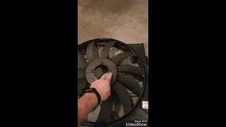 Cooling Radiator fan rebuild on mercedes GL450 X164