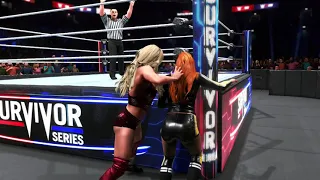 Becky Lynch vs Charlotte Flair, Survivor Series 2021 highlights