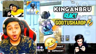 Kinganbru React On Pubg Lite🤣 | Kinganbru React @GoDPraveen YT