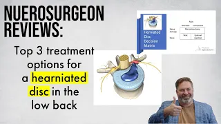 Neurosurgeon explains your options to treat SCIATICA from a Herniated Disc