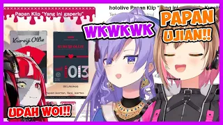 [ Hololive sub indo ] Moona dan Risu iri, gk bisa bikin merch papan ujian kek Ollie!!