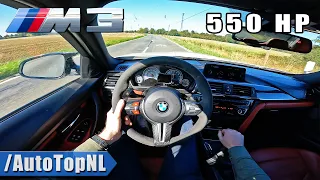 BMW M3 F80 550HP *MANUAL* POV Test Drive by AutoTopNL