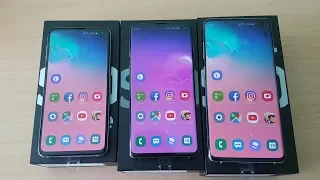 Battery Test: Galaxy S10E , S10, S10+