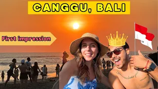 First Impression: Canggu, Bali 🇮🇩 Our first time ever in BALI | Indonesia
