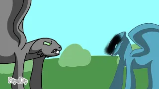 Toothless VS Lighr fury part 9