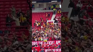 RC Lens fans party at Old Trafford - Man Utd vs RC Lens | 05.08.2023