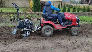 Traktorek + glebogryzarka 1
